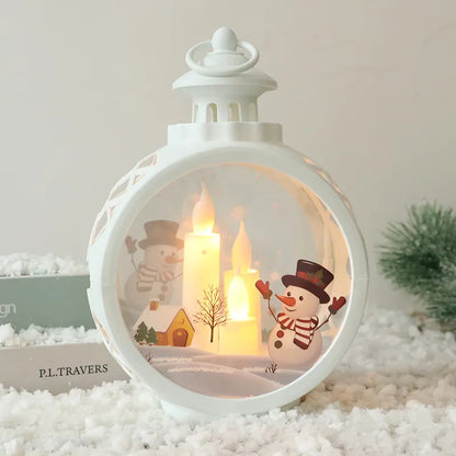 Snowman White LED Lights for Stunning Storefront Window Decor-2