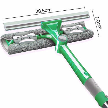 Cleaning Tool Double-sided Telescopic Rod Window Cleaner Mop-5