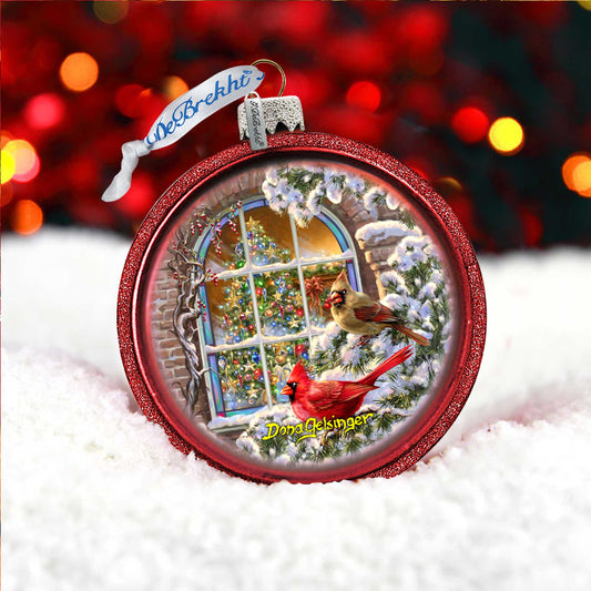 Christmas Window Glass Ornament by D. Gelsinger - Christmas Décor - 71110-2-1318-1