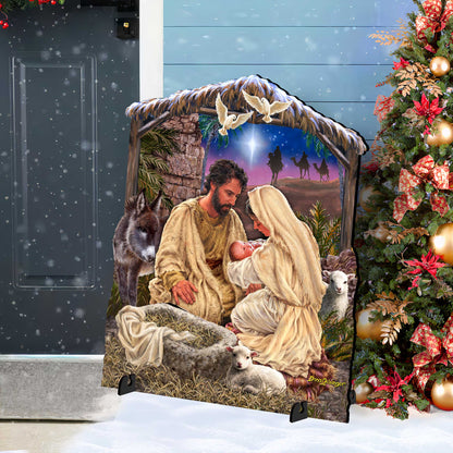 Jesus is Lord Outdoor Decor Yard Decor by D. Gelsinger - Nativity Holiday Decor - 8652813F-0