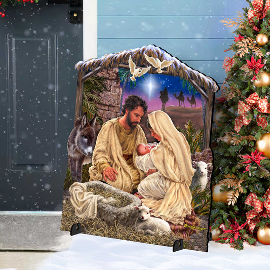Jesus is Lord Outdoor Decor Yard Decor by D. Gelsinger - Nativity Holiday Decor - 8652813F-0