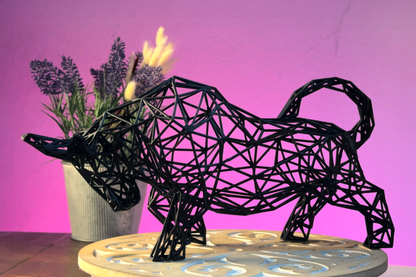 Bull Decor Sculpture-3