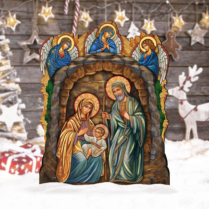 Orthodox Nativity Outdoor Decor Yard Decor by G. Debrekht - Nativity Holiday Decor - 852762F-4