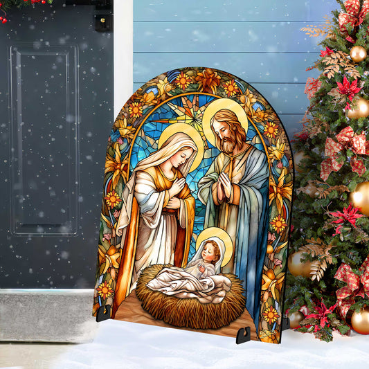 Classic Nativity Outdoor Decor Yard Decor by G. Debrekht - Nativity Holiday Decor - 863567F-1