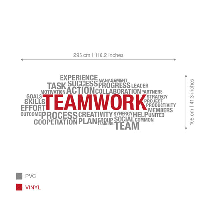 TeamWork 3D Office Wall Decor-2