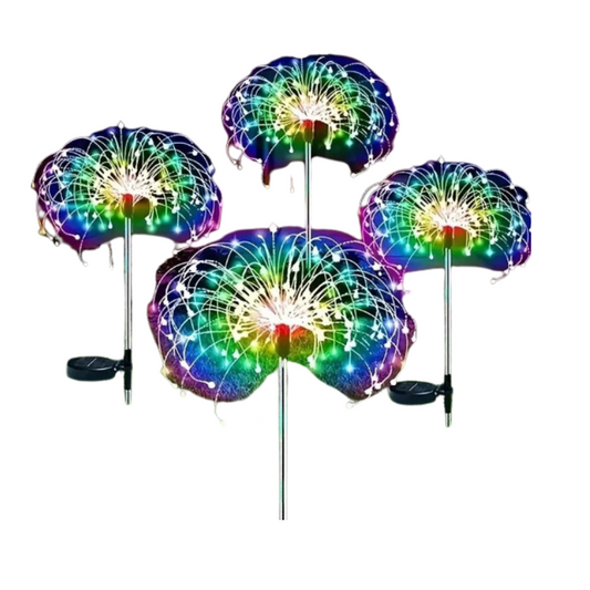 Solar Fireworks Lights Outdoor Decor-0