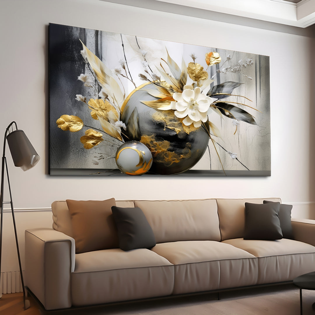 Canvas Wall Art Painting Flowers FL024-0
