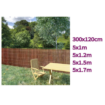 vidaXL Willow Fence Willow Trellis Fence Panel Wicker Fence for Outdoor Decor-4